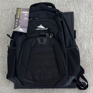 High Sierra Everyday Riprap Backpack, Black - NWT